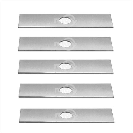 

(5 Pack) Edger Blade (8 x 1 ) Non-Heat Treated Compatible with Stihl Echo Maruyama and More Trimmers/Edgers / 40-139 40-141 375-201 4133 713 4101 / 6477 6477-5PK