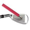 thumbnail image 1 of Sacapuntas de golf Afilador de golf Herramienta de afilado de ranuras para palos de golf para hierros de cuña (rojo), 1 of 3