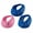 Blue, Pink, variant on stcellnmex 3 Pieces Cat Muzzles Breathable Mesh Cat Grooming Restraint Bag with Muzzle Anti Bite Anti Meow to Prevent Biting Blue Pink