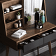 thumbnail image 5 of Muebles nórdicos de lujo, tocador de madera moderno para dormitorio, consola de tocador simple con espejo Sincero Hogar, 5 of 6