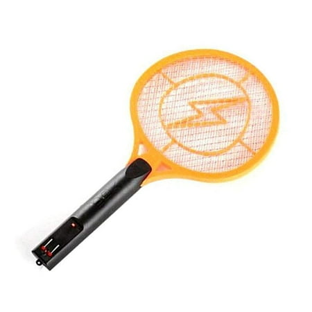 Faux Fly Mesh Ultimate 2500 Volt Rechargeable Electronic Bug Swatter Zapper Zaps Racket Fly Wasp Mosquito Killer - 3 Layer Mesh Terminator ()