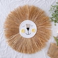 thumbnail image 3 of Hand-Woven Tapestry Wall Hanging Decor Macrame Cotton Thread Cartoon Lion Tiger Weaving Decor, 3 of 6