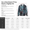 thumbnail image 5 of Gaeub Mystical Forest Elk Men's and Women's UPF 50+ Long-Sleeved Sun Protection Clothing, Fishing Shirt Long Sleeve Zip-Large, 5 of 7