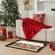 thumbnail image 4 of Tapete de Bienvenida Navideño | Diseños de Hombre de Jengibre y Muñeco de Nieve | Alfombra Navideña para Entrada | Decoración para Interiores y Exteriores - Café - 40 X 60 Cm | 240 G - 1 Unidad, 4 of 6