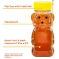 thumbnail image 4 of 24 8 oz Honey bear Red Flip Top Lid Plastic Squeeze Bear Wedding Party Favors, 4 of 5