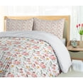 thumbnail image 5 of Ambesonne Bird Duvet Cover Sets, Romantic Spring Forest Items, 2-Queen, White and Multicolor, 5 of 7