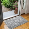 thumbnail image 2 of Gray Christmas Snowflake Pattern Door Rugs,Washable Non Slip Door Mats Indoor,Decorative Door Mats,Entry Mat Indoor for Entrance,Bedroom,Kitchen,Bathroom,17"x30", 2 of 6