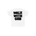 thumbnail image 1 of Christian Walk With God Tshirt, Casual Cotton, Trendy T-Shirts for Men & Women, Casual Shortsleeve Streetwear, Menswear Top, 1 of 6