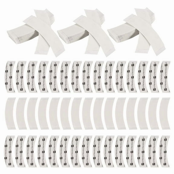 72Pcs/Lot Wig Double Sided Tape Strong Adhesive Hair System Extension Strips for Toupees/Lace Front Film