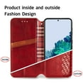 thumbnail image 3 of Galaxy S21 Ultra Wallet Case, Dteck Premium PU Leather Flip Folio Wallet Case with Card Slot Magnetic Closure Case for Samsung Galaxy S21 ultra 6.9 inch, Red, 3 of 8