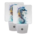 thumbnail image 5 of Seahorse Night Light LED Dusk to Dawn Auto Sensor Night Lamp Plug-in Nightlight for Bedroom Hallway Kitchen 2 PCs, 5 of 7