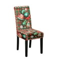 thumbnail image 2 of Gumesh Christmas Chair Cover - 4-Piece Spandex Stretch Covers, Waterproof Party Dining Decor for Holiday Celebrations, 2 of 6