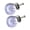 Purple, variant on Uxcell 1.18'' Dia. Pulls Drawer Knobs Aluminum Alloy Blue 2Pcs
