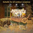thumbnail image 4 of Siete árboles enanos decoran el jardín, mini estatua de resina de siete enanitos, accesorios de jardín de hadas, regalos para niños al aire libre, figuritas de resina Adepaton LF-0197, 4 of 5