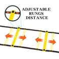 thumbnail image 2 of Agility Ladder Adjustable Agility Ladder Speed Training Equipment 10 Ring with Carrying Bag Ideal for Drills, Coordination and Athletic Skills Exercise, 2 of 5
