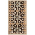 thumbnail image 4 of SAFAVIEH Veranda Leptis Geometric Indoor/Outdoor Area Rug, 6'7" x 9'6", Chocolate/Terracotta, 4 of 5