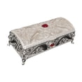 thumbnail image 2 of Caja de joyería de metal Yuyangstore Estilo vintage Rectángulo San Valentín 19,5 cm x 9,5 cm x 7,8 cm, 2 of 8