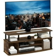 thumbnail image 5 of Furinno JAYA Large Entertainment Center Hold up to 55-IN TV, Amber Pine/Black, 5 of 7