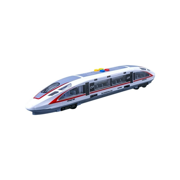 High-Speed Train Toy with Track – Realistic Inertia-Driven Model, Openable Doors, Lights & Sound Effects, Educational Simulation Railway Toy for Kids