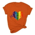 thumbnail image 6 of Dovford T Shirts Women Rainbows Heart Graphic Tees Shirts LGBT Shirts Casual Short Sleeve Tops, 6 of 7