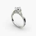 thumbnail image 4 of First Jewel Asscher Cut 1.9 Ct Lab Created Diamond Engagement Band - 14K White Gold Plated Ring for Women - Wedding Diamond Jewelry - Christmas Special Gift - Bridal Diamond Ring, 4 of 4