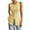 Yellow, variant on Women's Tops for Women Trendy Button Front Sweater Vests Business Ribbed Knit Work Top