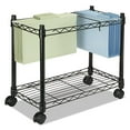 thumbnail image 2 of Fellowes 45081 High-Capacity Rolling File Cart, 24w x 14d x 20-1/2h, Black, 2 of 4