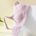 thumbnail image 5 of Xdegoge Seamless Bras for Women Plus Size Push Up Wireless Adjustable Straps Padded Bralette No Underwire Comfort Soft Full Coverage Bra, 5 of 5