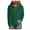 Green, variant on Hoodies Women Long Sleeve Waffle Knit Sweater 2025 Fall Texture Button Oversized Sweatshirts Winter Dresses with Pockets (Brown,S)