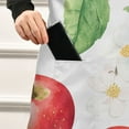thumbnail image 5 of Yayeee Chief Kitchen Apron with Pockets for Cooking Water Resistant Unisex Adjustable Neck Strap, White Apple Pattern, 5 of 7