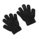 thumbnail image 3 of 12 pares de guantes de punto gruesos para niños, nuevos y a la moda, cálidos guantes de invierno, mitones elásticos para niños y niñas, accesorios para las manos (negros), 3 of 5