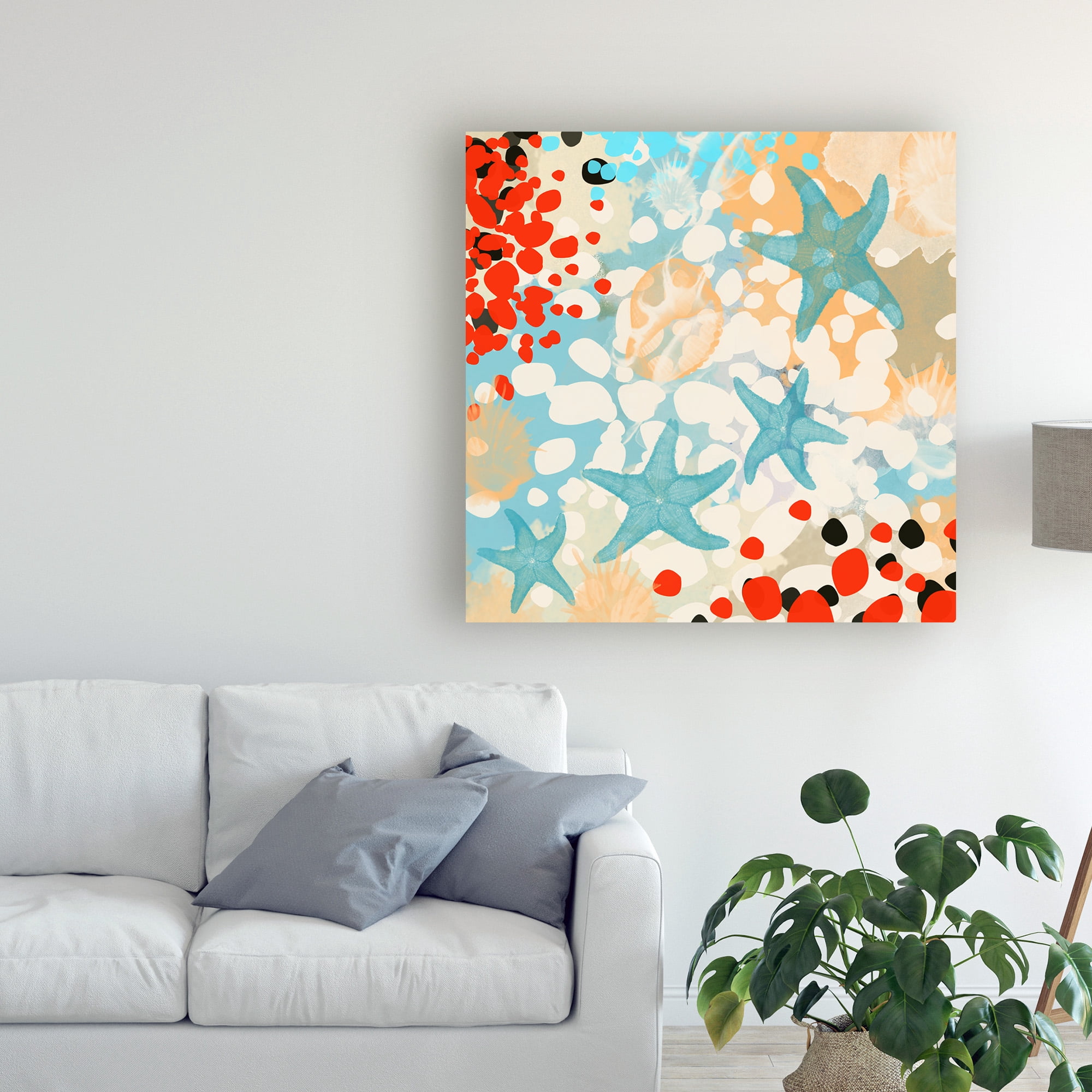 Trademark Fine Art 'Exotic Sea Life I' Canvas Art by Irena Orlov