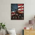 thumbnail image 4 of Paint By Numbers Kit for Adults Beginner - DIY Vintage Motorcycle American Flag Canvas Painting Kits for Adults, Frameless Paint By Number for Adults for Home Wall Decor 16x20 Inch, 4 of 7