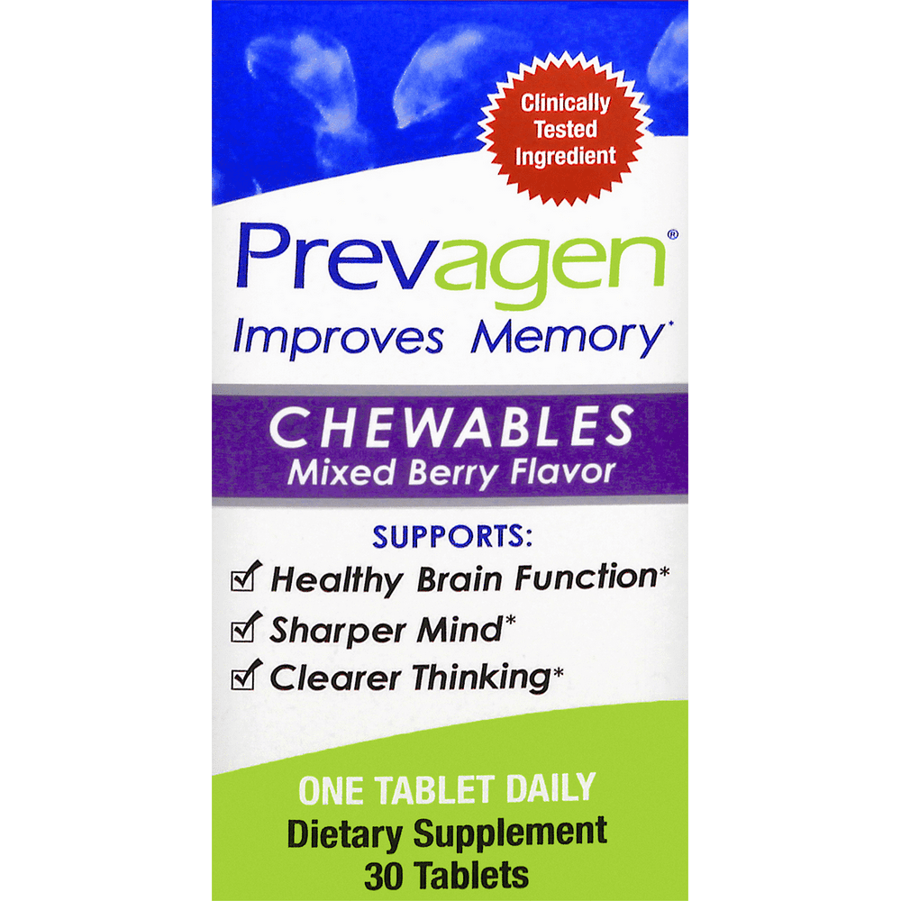 Prevagen Chewables Mixed Berry Flavor Improves Memory 30 ea Walmart