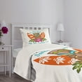 thumbnail image 3 of Ambesonne Tiki Bar Quilted Bedspread Set 2 Pcs, Words Hibiscus, Twin Size, Multicolor, 3 of 5