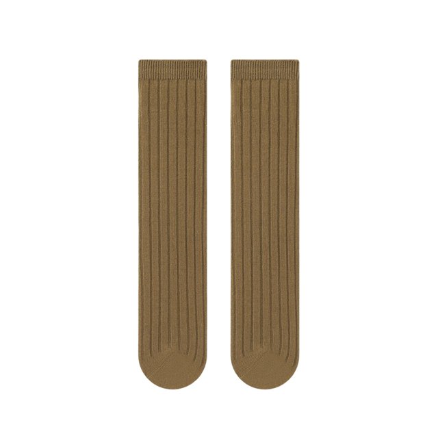 Chaussettes en Coton Unies pour Enfants 2025 Garçons Filles Bas Verts