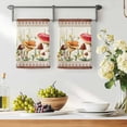 thumbnail image 3 of Red Mushroom Kitchen Towels Set of 1, Vintage Pastoral Botanical Retro Art Absorbent Dish Towels for Kitchen, Microfiber Hand Towel, Quick Drying Tea Towel for Cleaning Decorative Dishcloths, 3 of 7