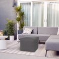 thumbnail image 3 of Gouchee Home Cube Soleil Outdoor/Indoor Charcoal Ottoman Pouf – Waterproof Cube Pouf with Polystyrene Bead Filling, Lightweight Modern Seating for Patio, Deck, or Living Room, 3 of 5