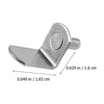 thumbnail image 2 of FOMIYES 20Ud Soportes Para Estantes De Metal Plata Para Gabinetes Y Muebles Resistentes, 2 of 7