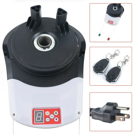 

CNCEST Automatic Garage Roller Door Opener Motor Rolling 800N Lift Force w/2 Remotes