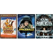 Mel Brooks Trilogy Blazing Saddles, Spaceballs, & Young Frankenstein 3 DVD Set