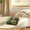 thumbnail image 4 of Caja de caramelos compartimentada, Placa de almacenamiento, Acero inoxidable resistente, Diseño moderno, Para hogar/office, Organizador de snacks, Contenedor de frutas, Para cocina, Estantería, 4 of 9