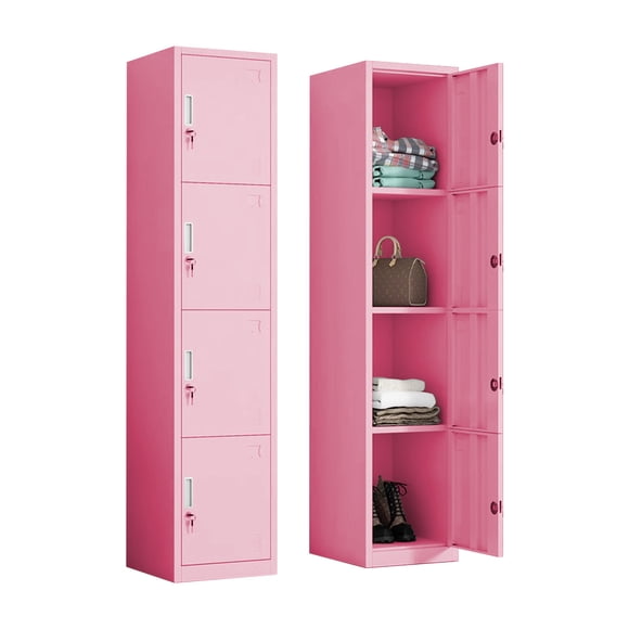 Komfort Locker Metálico De 4 Casilleros 38x42x180cm