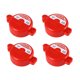 thumbnail image 1 of Kenally Bloqueo de válvula de bola Universal, paquete de 4, bloqueo de almohadilla roja portátil, juego de herramientas mecánicas de bloqueo Herramientas y ferretería, 1 of 6