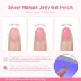 thumbnail image 3 of Coscelia Jelly Gel Polish Set Sheer Neutral 22 Colors Gel Polish Set Pink Blue Brown Gel Manicure Kit Nail Art for Women DIY at Home, 3 of 10