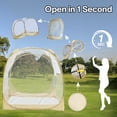 thumbnail image 3 of 4-Person Pop Up Weather-Resistant Pod Sports Tent - Instant All-Weather Shelter, Transparent Bubble Tent for Camping, Fishing, Soccer, Football, and Outdoor Events, 70"x70"x63",Lightweight & Portable, 3 of 12