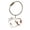 F, variant on Transparent Cat Hair Keepsake Charm Pendant Pet Fur Storage Container Ornament Durable Acrylic Cat Figurine Memorial Keychain for Pet Lovers Gift B