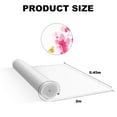 thumbnail image 2 of Colored flower pattern glass sticker anti-peep privacy window film waterproof bathroom living room glass door sticker, 2 of 5