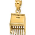 thumbnail image 5 of 14K Yellow Gold 3D Cranberry Scoop Charm (20.55 X 10.25) Made In United States k7134, 5 of 5
