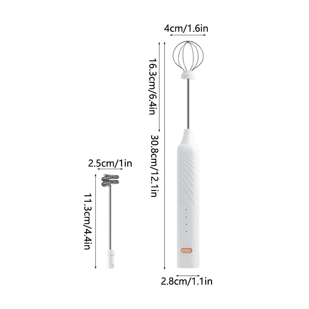 BE-TOOL Wireless Household Electric Egg Beater with 2 Stirring Rods 1200mA  Kitchen Egg White Whipper 3 Speed Modes Low Noise 